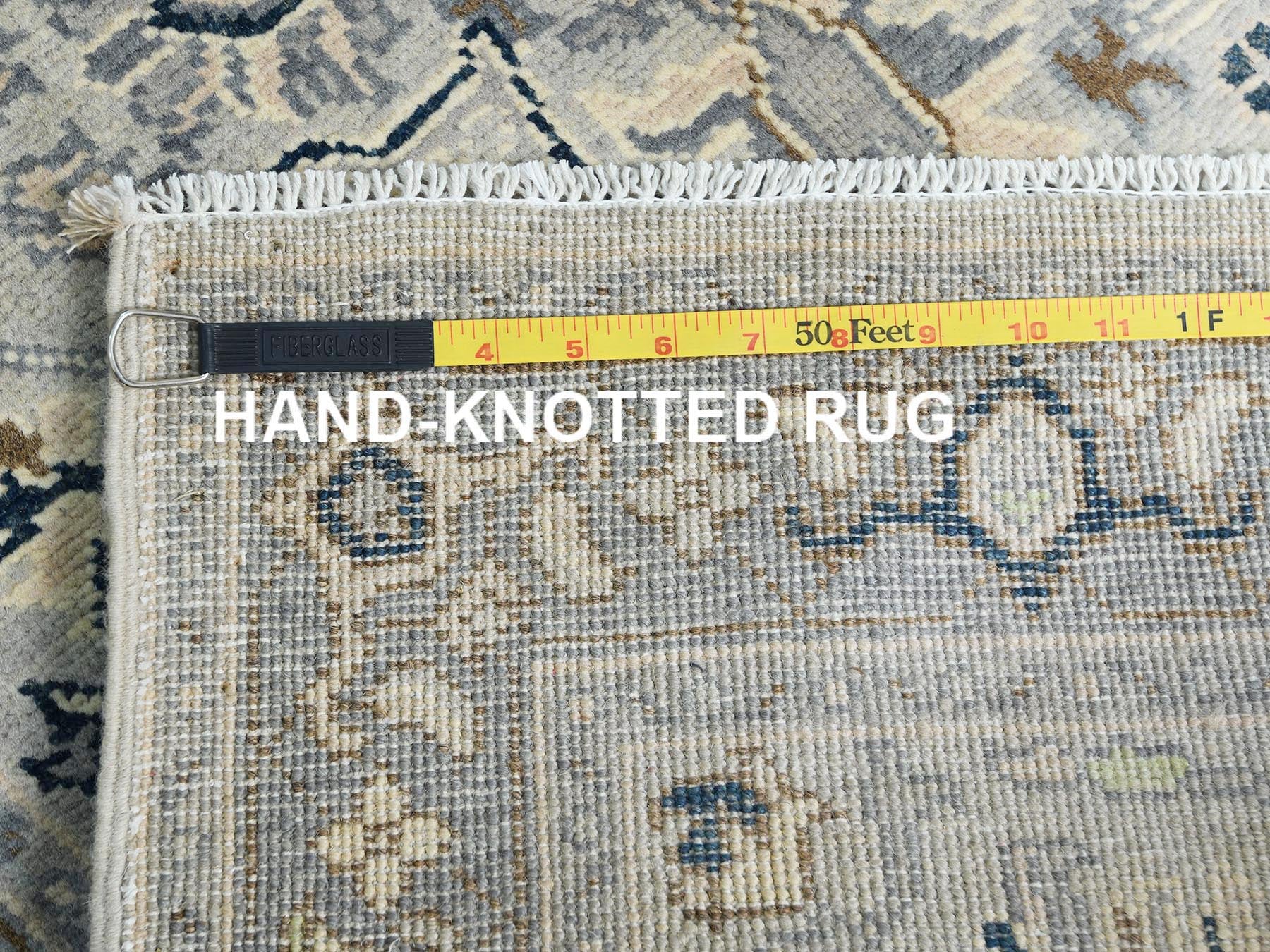 Heriz Heriz hand-knotted wool rug in Gray & Stone Gray, 2'10" x 4'10" — SKU O082919 (view 7)
