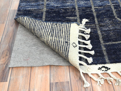 Blue 9'0" x 12'5" Tribal & Geometric Hand knotted Wool Rug - Sku: O082965