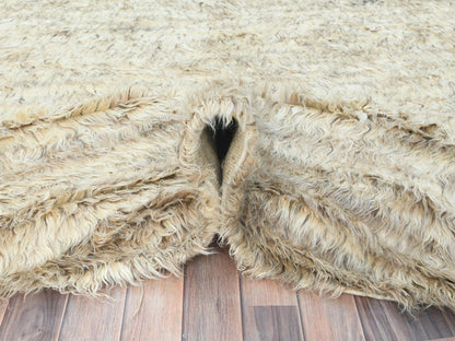 Tribal & Geometric hand-knotted wool rug in Ivory, 10' x 10'1" — SKU O082986 (view 6)