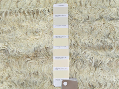 Tribal & Geometric hand-knotted wool rug in Ivory, 6' x 6'1" — SKU O082991 (view 4)