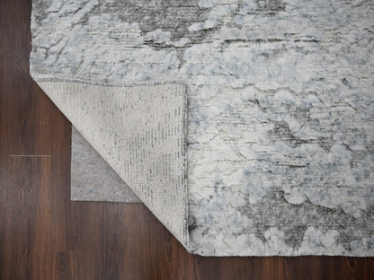Modern / Contemporary hand-knotted wool rug in Ivory, 8' x 9'10" — SKU O084091 (view 4)