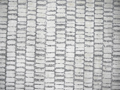 Modern / Contemporary hand-knotted wool/silk rug in Ivory, 12'4" x 15' — SKU O084170 (view 8)