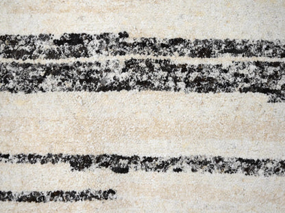 Ivory 8'0" x 8'0" Modern and Contemporary Hand knotted Wool Rug - Sku: O084215