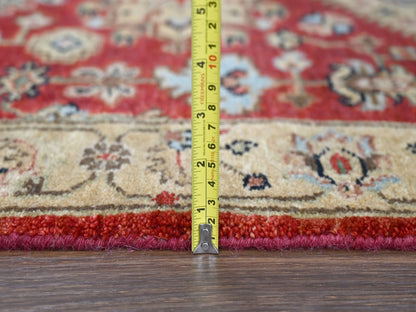 Heriz hand-knotted wool runner in Red & Gold, 2'10" x 24'9" — SKU O084263 (view 7)