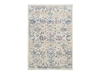 Oushak Oushak hand-knotted wool rug in Ivory, 6' x 9' — SKU O084296