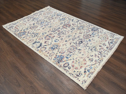 Oushak Oushak hand-knotted wool rug in Ivory, 6' x 9' — SKU O084296 (view 2)