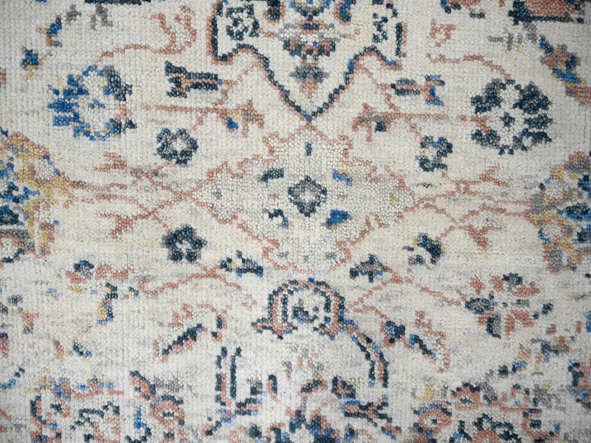 Oushak Oushak hand-knotted wool rug in Ivory, 6' x 9' — SKU O084296 (view 5)