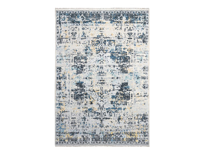 Heriz Transitional hand-knotted wool rug in Ivory, 8'10" x 12' — SKU O084302