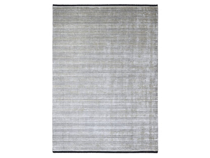 Brown 9'1" x 12'1" Modern / Contemporary Handloom Wool/Silk Rug - Sku: O084347