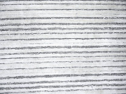 Ivory 8'0" x 10'0" Modern and Contemporary Handloom Wool/Silk Rug - Sku: O084349