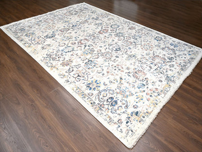 Mahal Oushak hand-knotted wool rug in Ivory, 9'9" x 14' — SKU O084363 (view 3)
