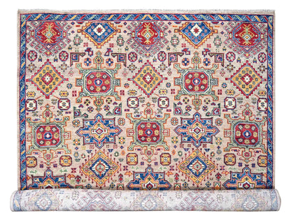 Brown 12'0" x 17'9" Heriz Hand knotted Wool Rug - Sku: O084389