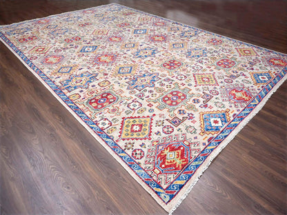 Brown 12'0" x 17'9" Heriz Hand knotted Wool Rug - Sku: O084389