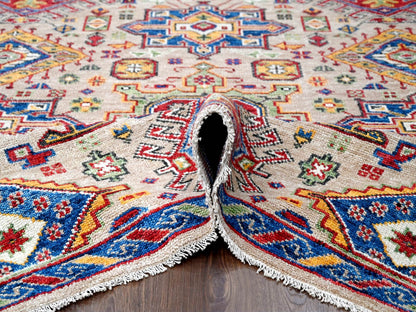Brown 12'0" x 17'9" Heriz Hand knotted Wool Rug - Sku: O084389