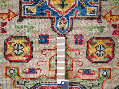 Brown 9'10" x 13'10" Heriz Hand knotted Wool Rug - Sku: O084399
