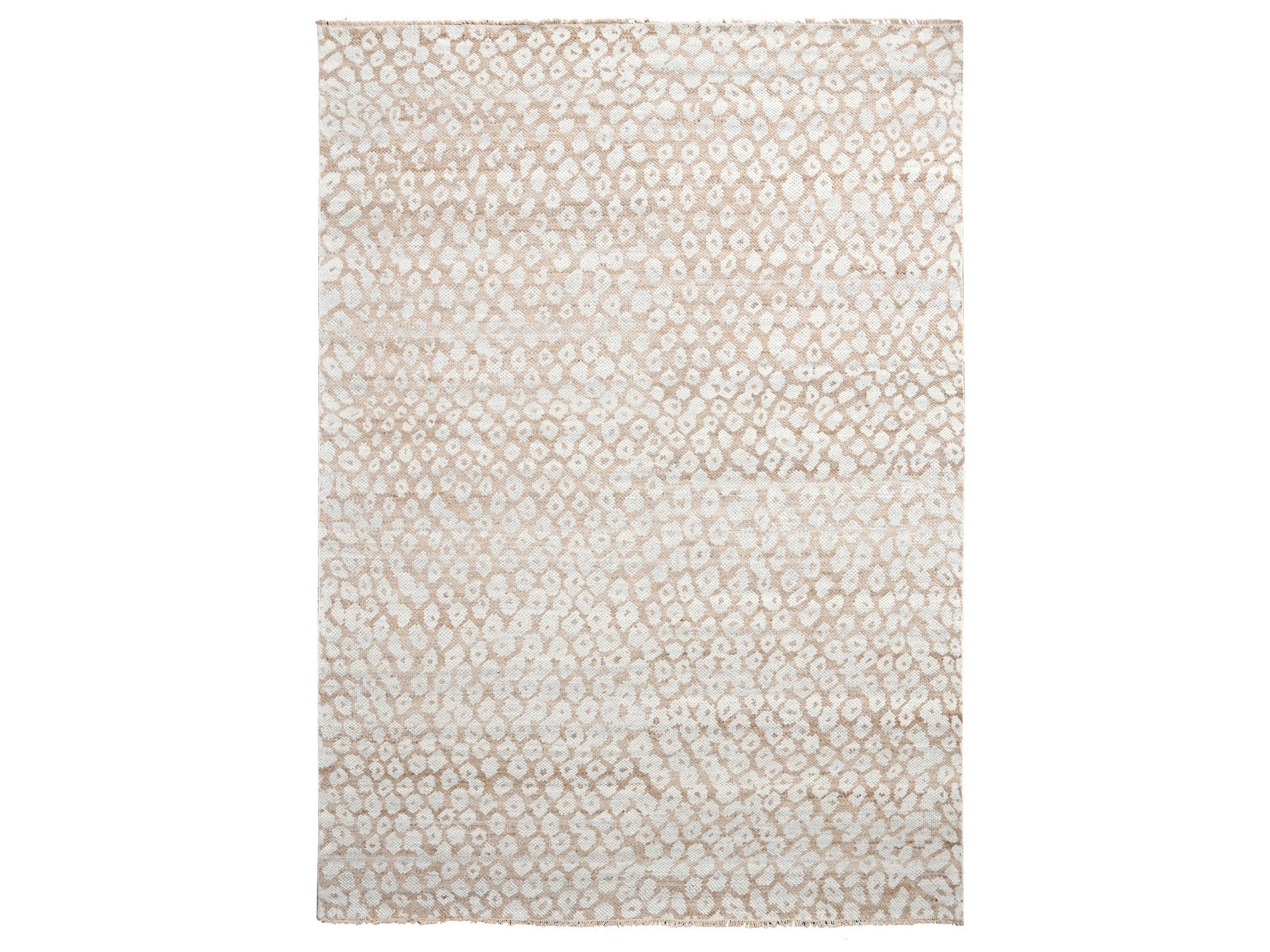 Modern / Contemporary hand-knotted wool rug in Brown, 9' x 11'11" — SKU O084485
