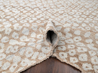 Brown 9'0" x 11'11" Modern / Contemporary Hand knotted Wool Rug - Sku: O084485