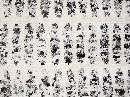 Ivory 10'2" x 13'9" Modern and Contemporary Hand knotted Wool Rug - Sku: O084537