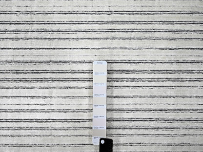 Ivory 11'11" x 18'1" Modern and Contemporary Handloom Wool/Silk Rug - Sku: O084582