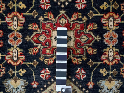 Black 3'2" x 5'0" Heriz Hand knotted Wool Rug - Sku: O084662