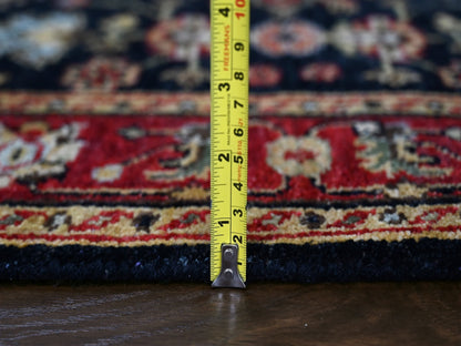 Black 3'2" x 5'0" Heriz Hand knotted Wool Rug - Sku: O084662