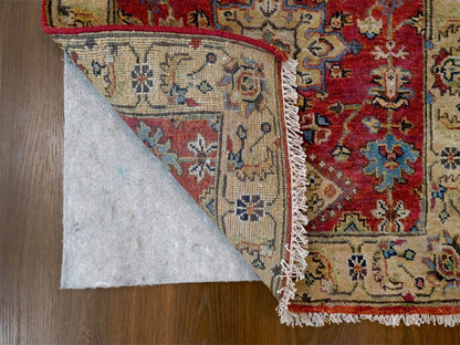 Heriz hand-knotted wool runner in Red & Mellow Yellow, 2'7" x 12' — SKU O084684 (view 3)
