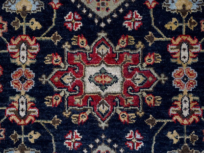 Black 3'0" x 5'0" Heriz Hand knotted Wool Rug - Sku: O084711