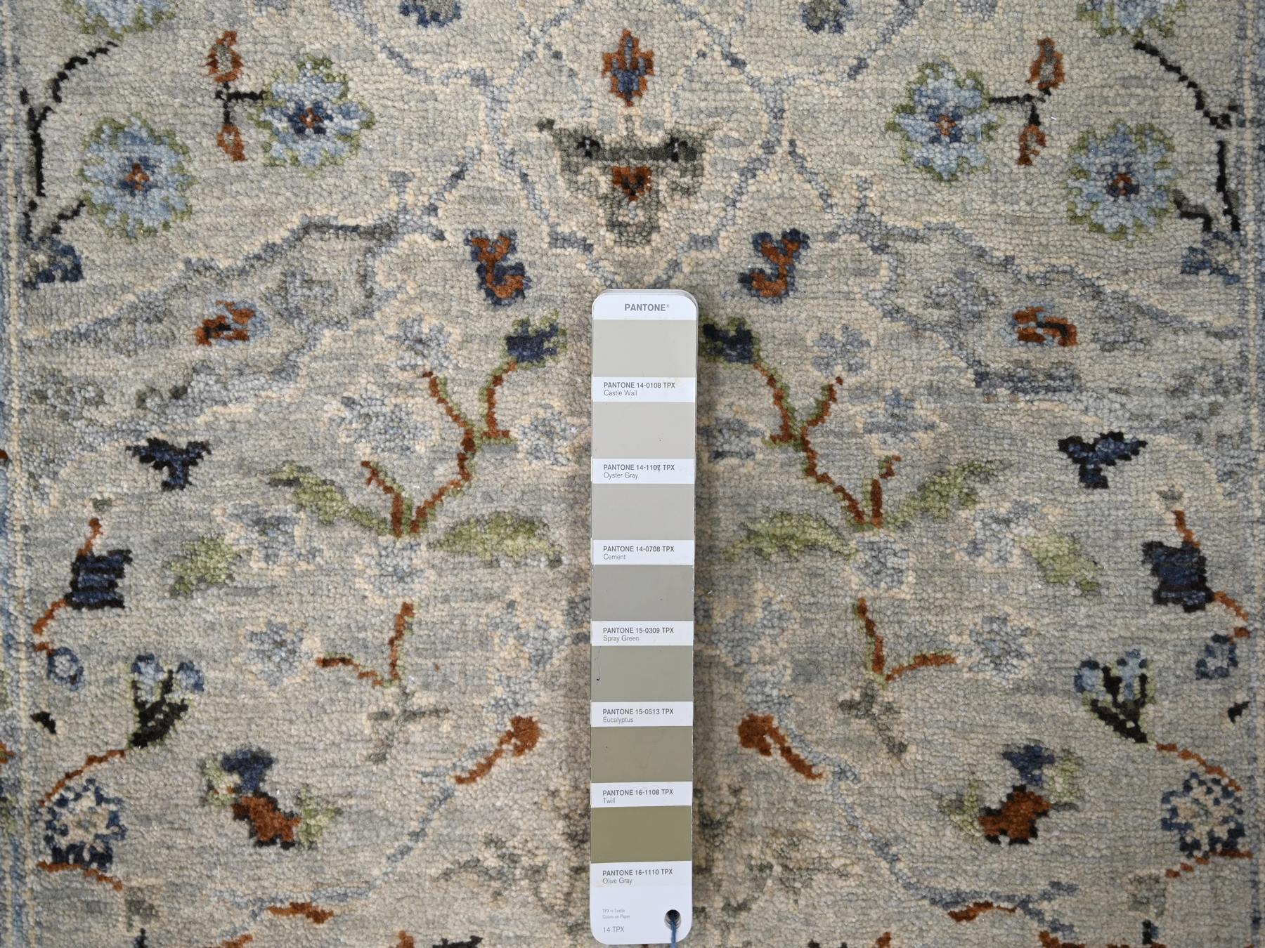 Oushak Oushak hand-knotted wool runner in Gray, 2'8" x 27'8" — SKU O084735 (view 4)