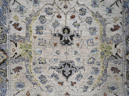 Oushak Oushak hand-knotted wool runner in Gray, 2'8" x 27'8" — SKU O084735 (view 5)