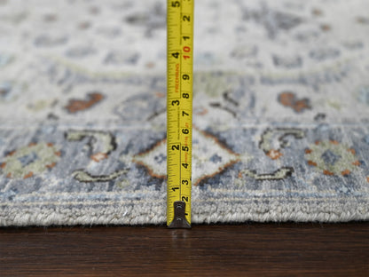 Oushak Oushak hand-knotted wool runner in Gray, 2'8" x 27'8" — SKU O084735 (view 7)