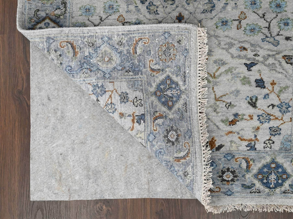Oushak Oushak hand-knotted wool rug in Gray, 3' x 5' — SKU O084740 (view 3)