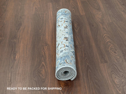 Oushak Oushak hand-knotted wool rug in Gray, 3' x 5' — SKU O084740 (view 6)