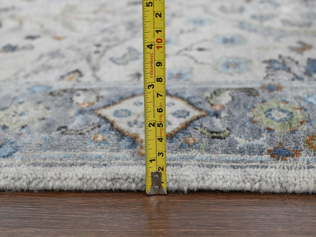 Oushak Oushak hand-knotted wool rug in Gray, 3' x 5' — SKU O084740 (view 7)