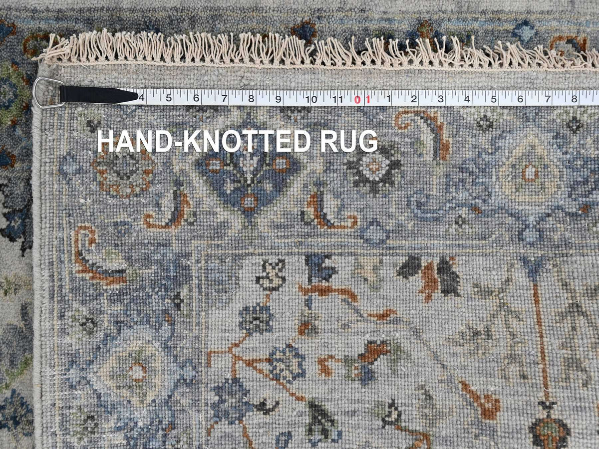 Oushak Oushak hand-knotted wool rug in Gray, 3' x 5' — SKU O084740 (view 8)