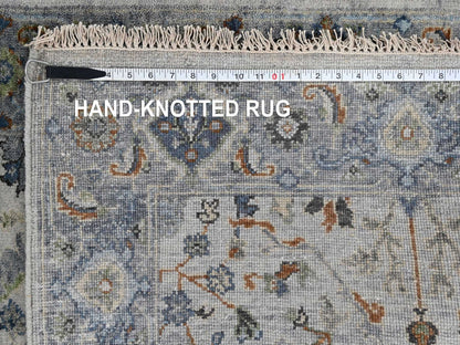 Oushak Oushak hand-knotted wool rug in Gray, 3' x 5' — SKU O084740 (view 8)