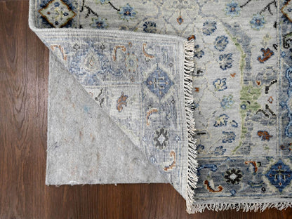 Oushak Oushak hand-knotted wool runner in Gray, 2'6" x 19'9" — SKU O084792 (view 3)