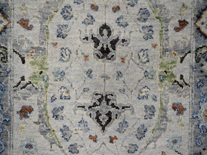 Oushak Oushak hand-knotted wool runner in Gray, 2'6" x 19'9" — SKU O084792 (view 5)