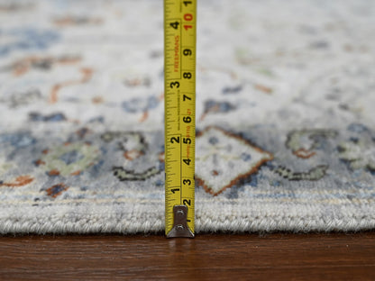 Oushak Oushak hand-knotted wool runner in Gray, 2'6" x 19'9" — SKU O084792 (view 7)