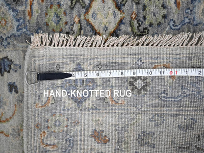Oushak Oushak hand-knotted wool runner in Gray, 2'6" x 19'9" — SKU O084792 (view 8)