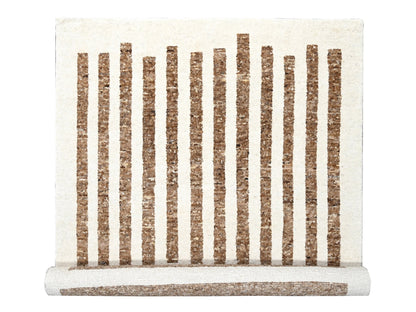 Brown 10'3" x 14'1" Modern / Contemporary Hand knotted Wool Rug - Sku: O084825