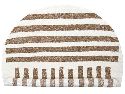 Brown 10'0" x 10'3" Modern / Contemporary Hand knotted Wool Rug - Sku: O084845