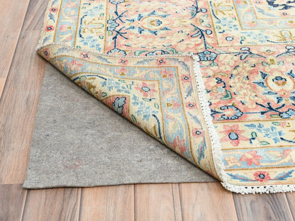 Blue 11'7" x 15'9" Vintage Hand knotted Wool Rug - Sku: O085272