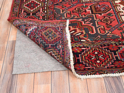 Heriz Heriz hand-knotted wool rug in Red & Black, 10'1" x 12'9" — SKU O085382 (view 4)