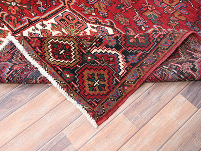 Heriz Heriz hand-knotted wool rug in Red & Black, 10'1" x 12'9" — SKU O085382 (view 6)