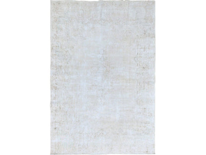 Blue 8'2" x 11'8" Vintage Hand knotted Wool Rug - Sku: O085523