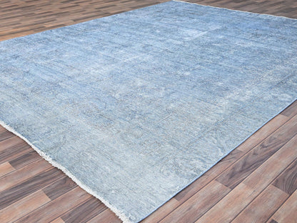 Tabriz Vintage hand-knotted wool rug in Overdyed, 9' x 11'8" — SKU O085539 (view 3)