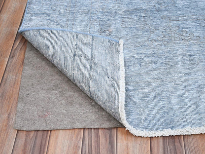 Overdyed 9'0" x 11'8" Vintage Hand knotted Wool Rug - Sku: O085539