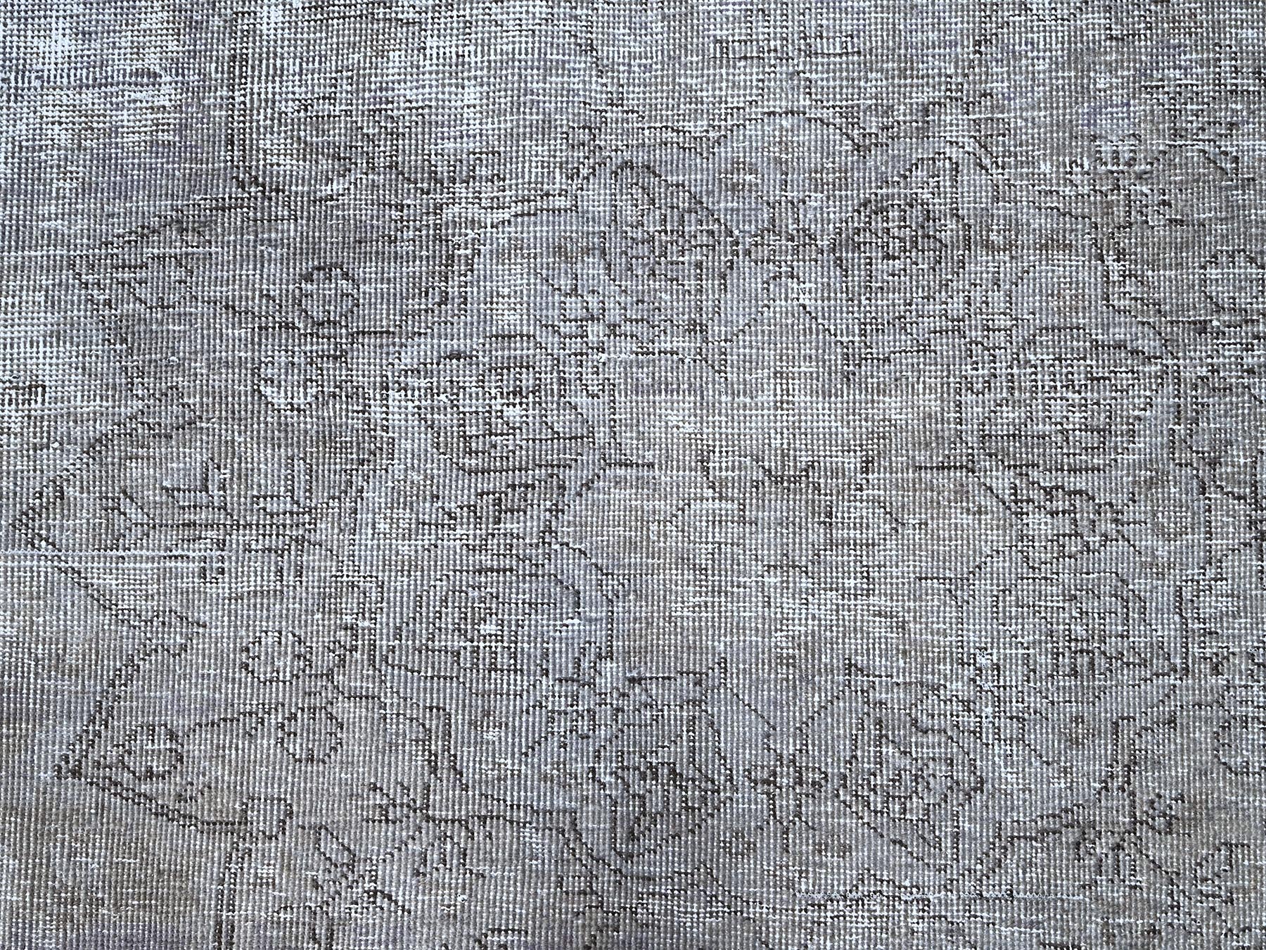 Tabriz Vintage hand-knotted wool rug in Purple, 7'1" x 10'4" — SKU O085541 (view 8)