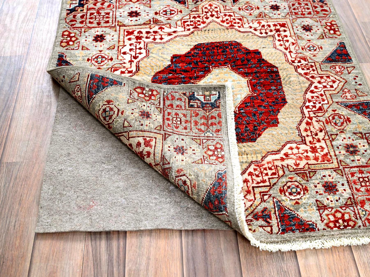 Mamluk Mamluk hand-knotted wool runner in Ivory, 2'4" x 24'8" — SKU O085846 (view 3)