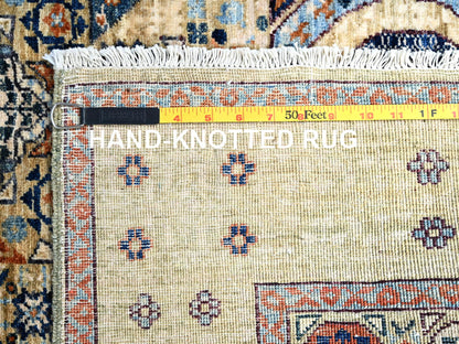 Mamluk Mamluk hand-knotted wool rug in Ivory, 3'10" x 6' — SKU O085859 (view 7)